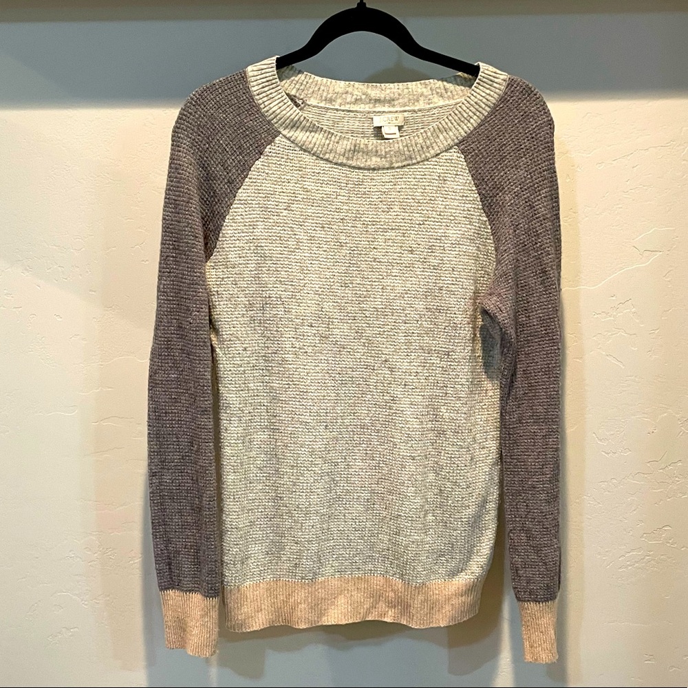 J. Crew factory color block sweater!